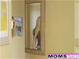 MomsTeachSex - very first Time threeway Is With Step mommy