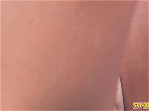 unexperienced Beach naturist hidden cam - Close Up smoothly-shaven puss
