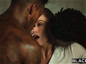 BLACKED Tori dark-hued Is lubed Up And predominated By two BBCs